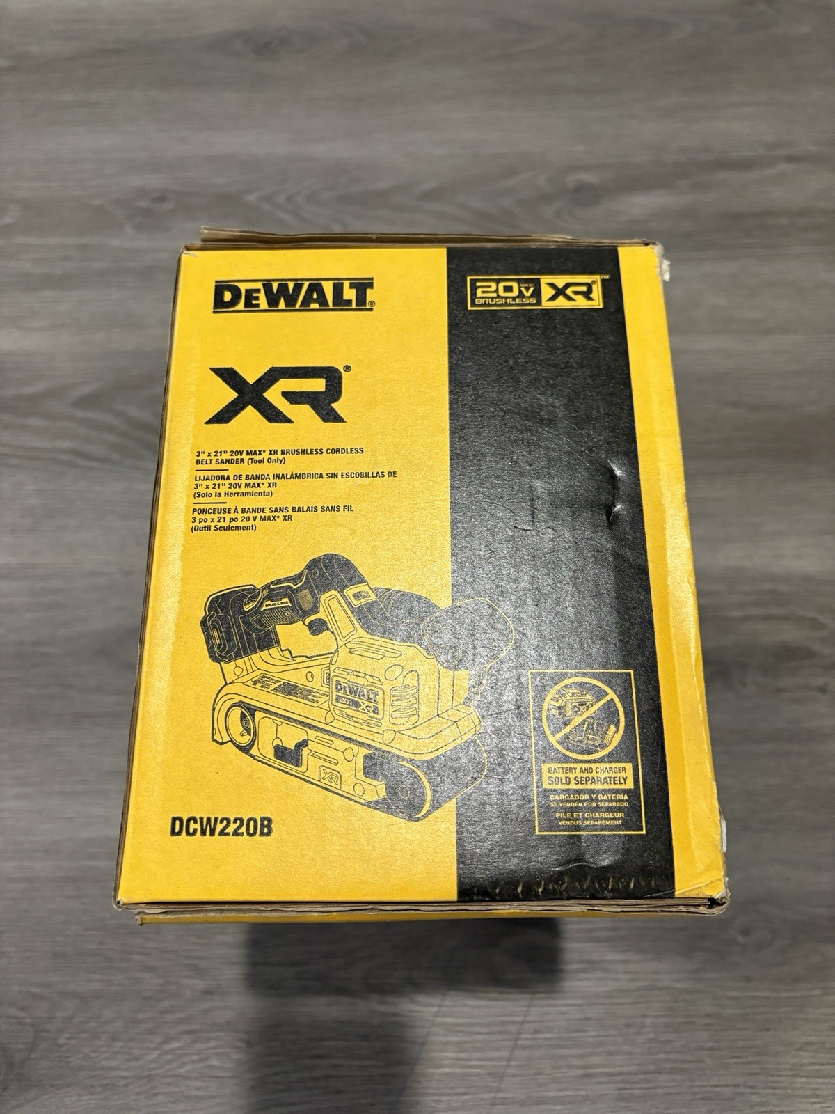 DEWALT XR 20V MAX Brushless Cordless 3×21 Belt Sander DCW220B Tool Only