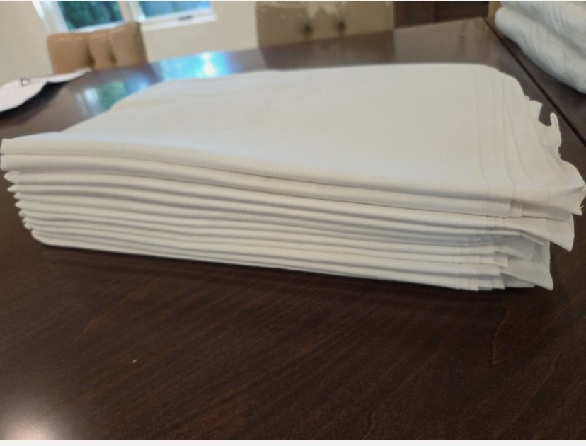 54″x90″, White Twin Flat Sheets Hotels, Hospitals