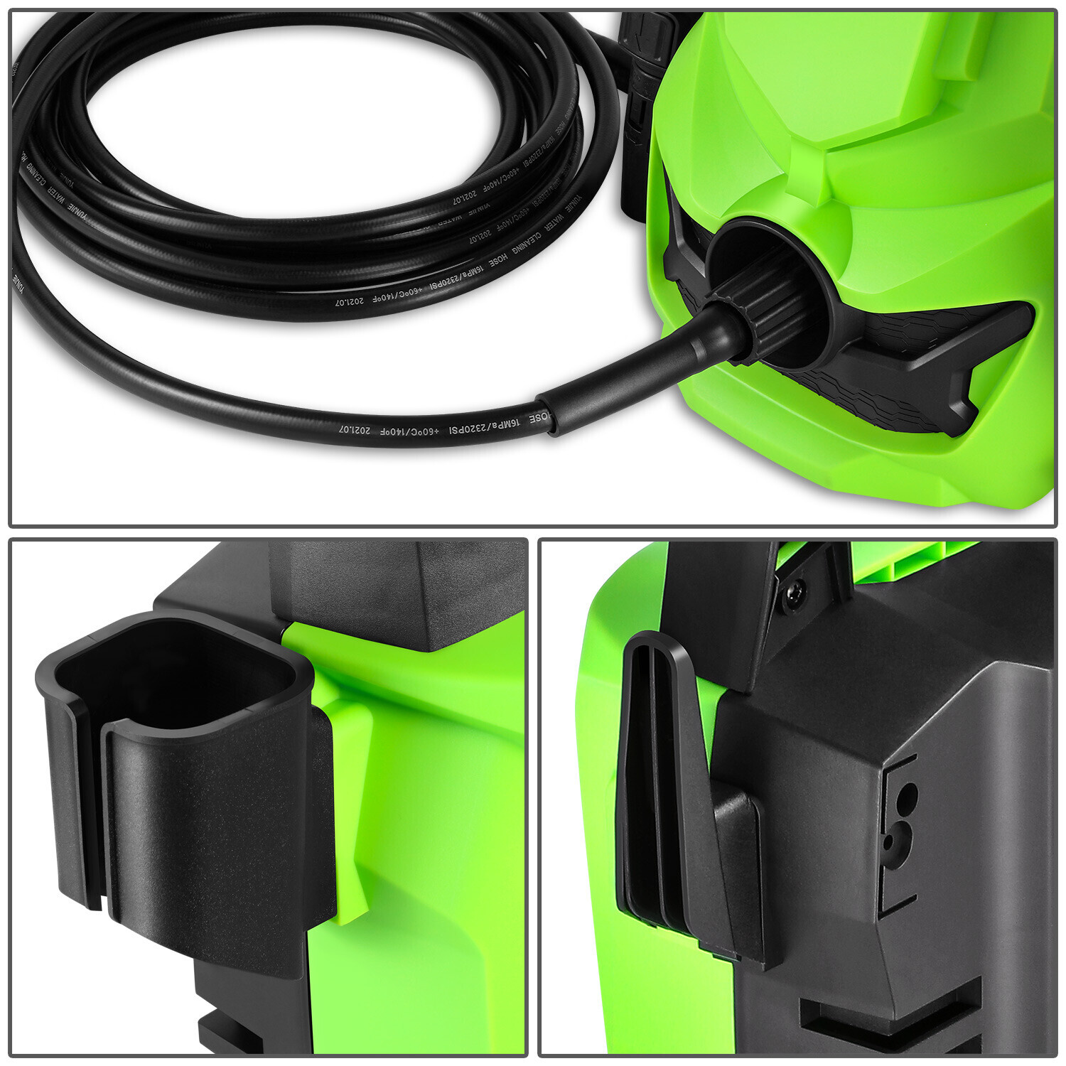 1500W 1813 PSI Pressure Washer Portable Electric Power Cleaner Machine 1.45 GPM