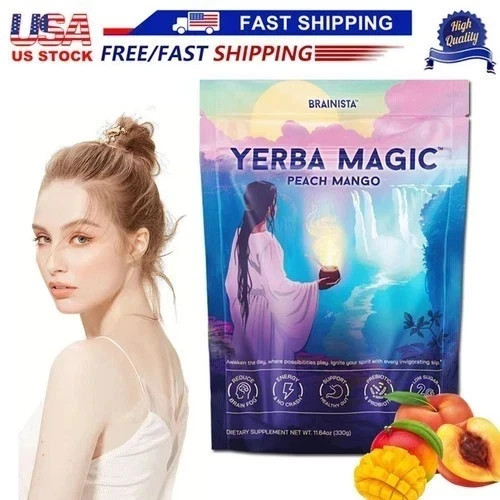 Yerba Magic–Yerba Mate Tea Instant Powder Super Drink with Nootropics,Prebiotics