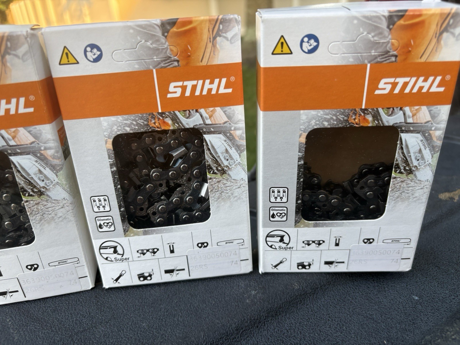 Stihl 18″ ChainSaw Chain 26RS 74 .325 .063 Oilomatic Rapid Super (3 Pack)