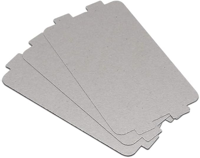 Microwave Oven Mica Sheet 2 Pack 4.17×2.53 Inch Heat Insulation Replacement