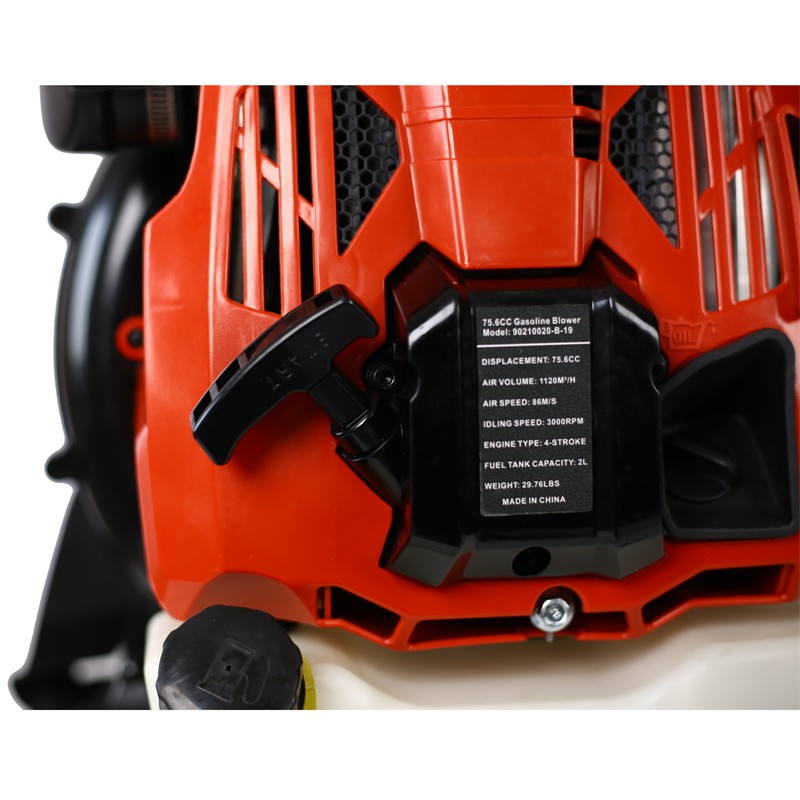 2/4-Stroke Backpack Leaf Blower Engine GAS 52/76 cc Gasoline 530/750 CFM