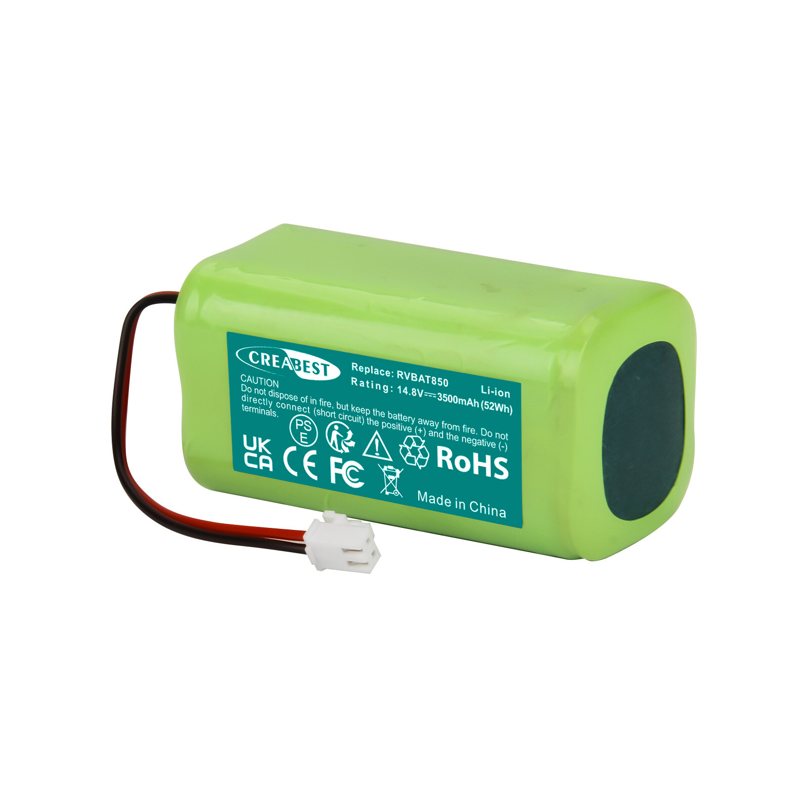 3.5Ah Battery Li-ion 14.8V for Shark Ion R75 RV85 RV850 RV750-N RV1001 RVBAT850
