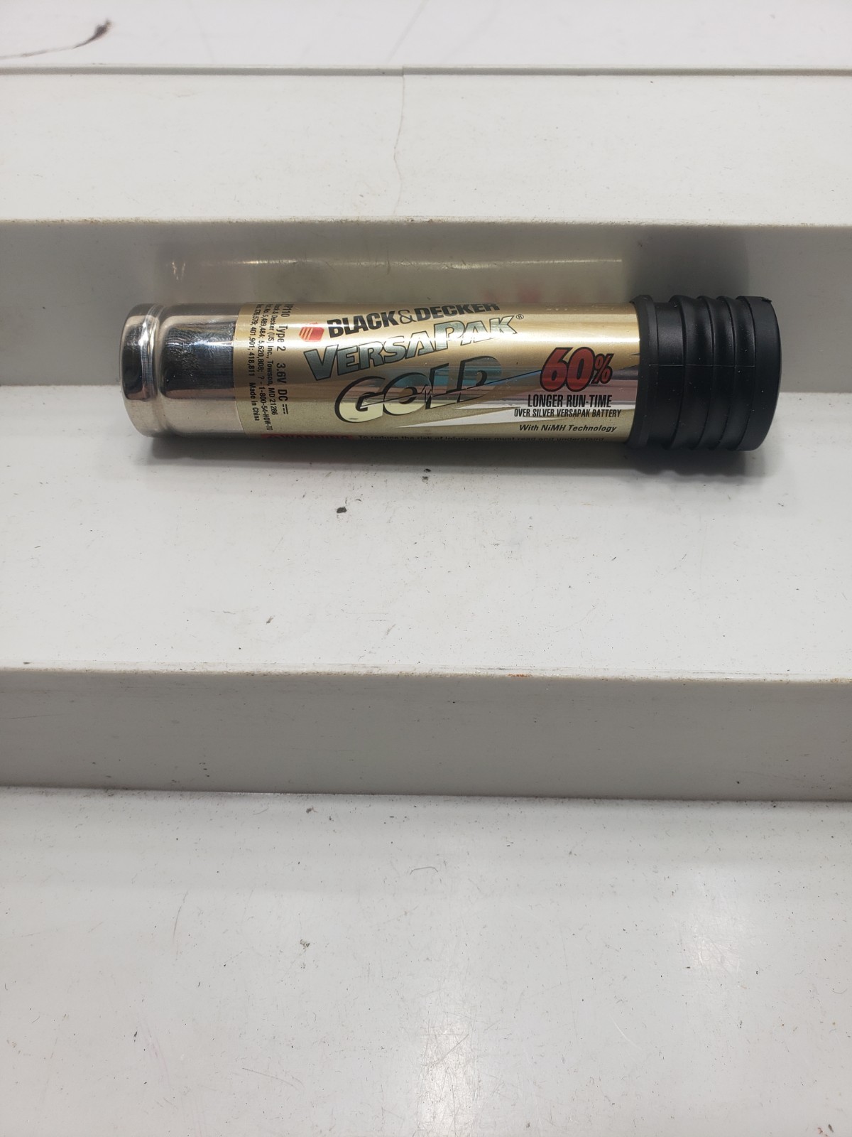 Black & Decker VersaPak Gold VP110 Type 2 3.6V Rechargeable Battery NOB