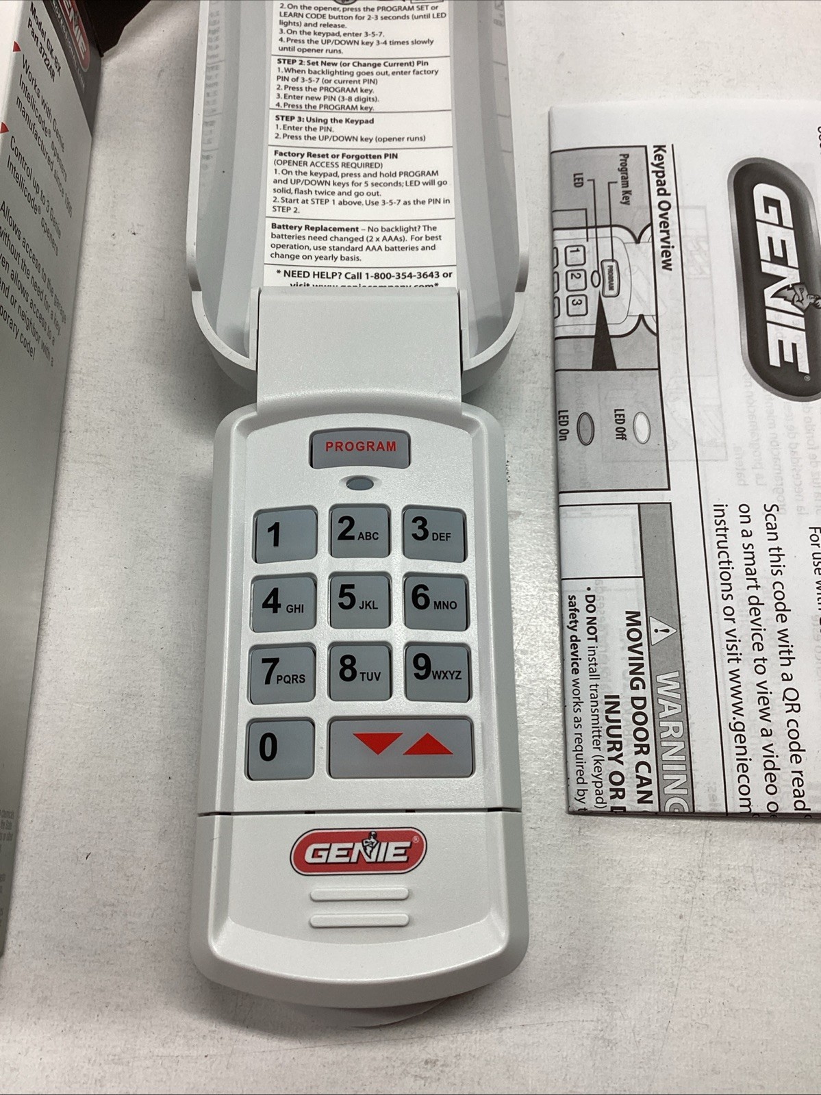 Genie Garage Door Opener Wireless Keyless Keypad 37224R