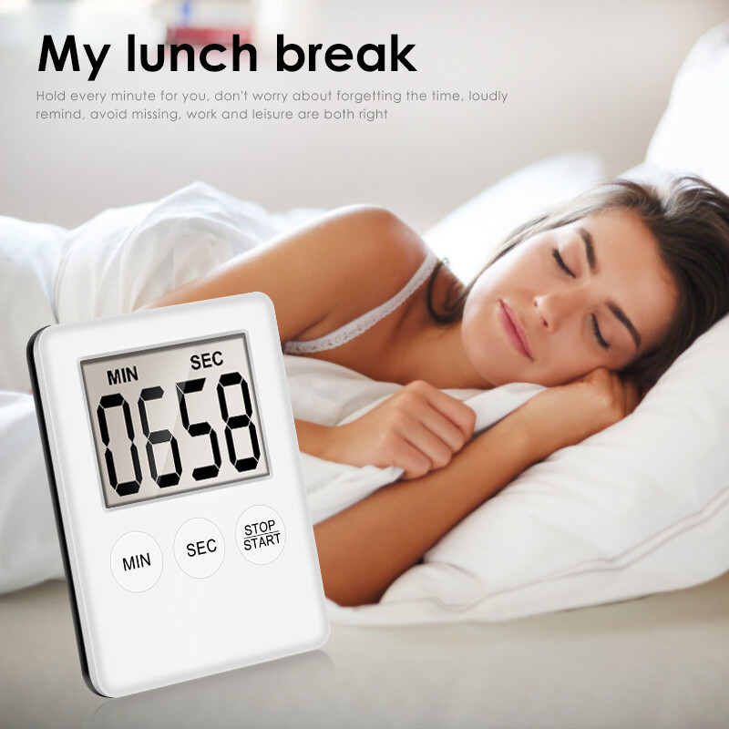 Large LCD Digital Kitchen Cooking Timer Count-Down Up Clock Loud Alarm Magnetic