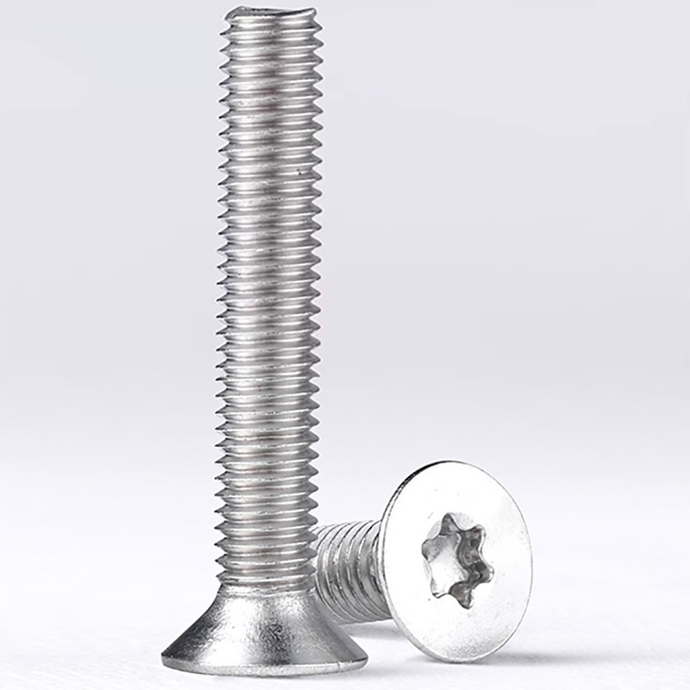 M1.4-M4 Torx Countersunk Machine Screws Flat Head Bolt A2 Stainless Steel Metric