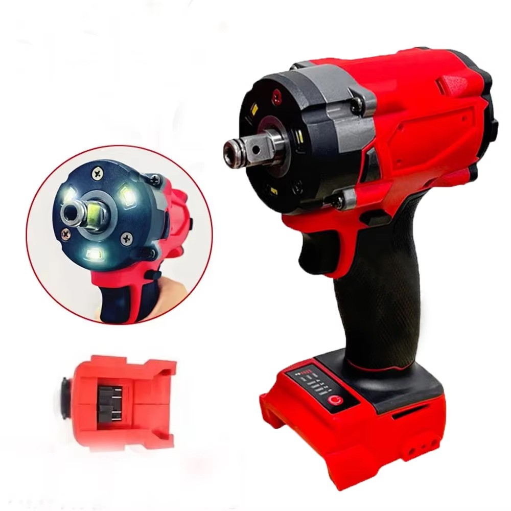 For Milwaukee 18V M18 FUEL 1/2″ High Torque Impact Wrench RED+BLACK 4 Speed