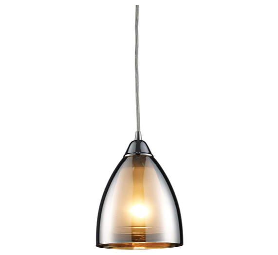 Elk Lighting Reflections 1-Light Pendant In Polished Chrome – 10073/1 – NEW