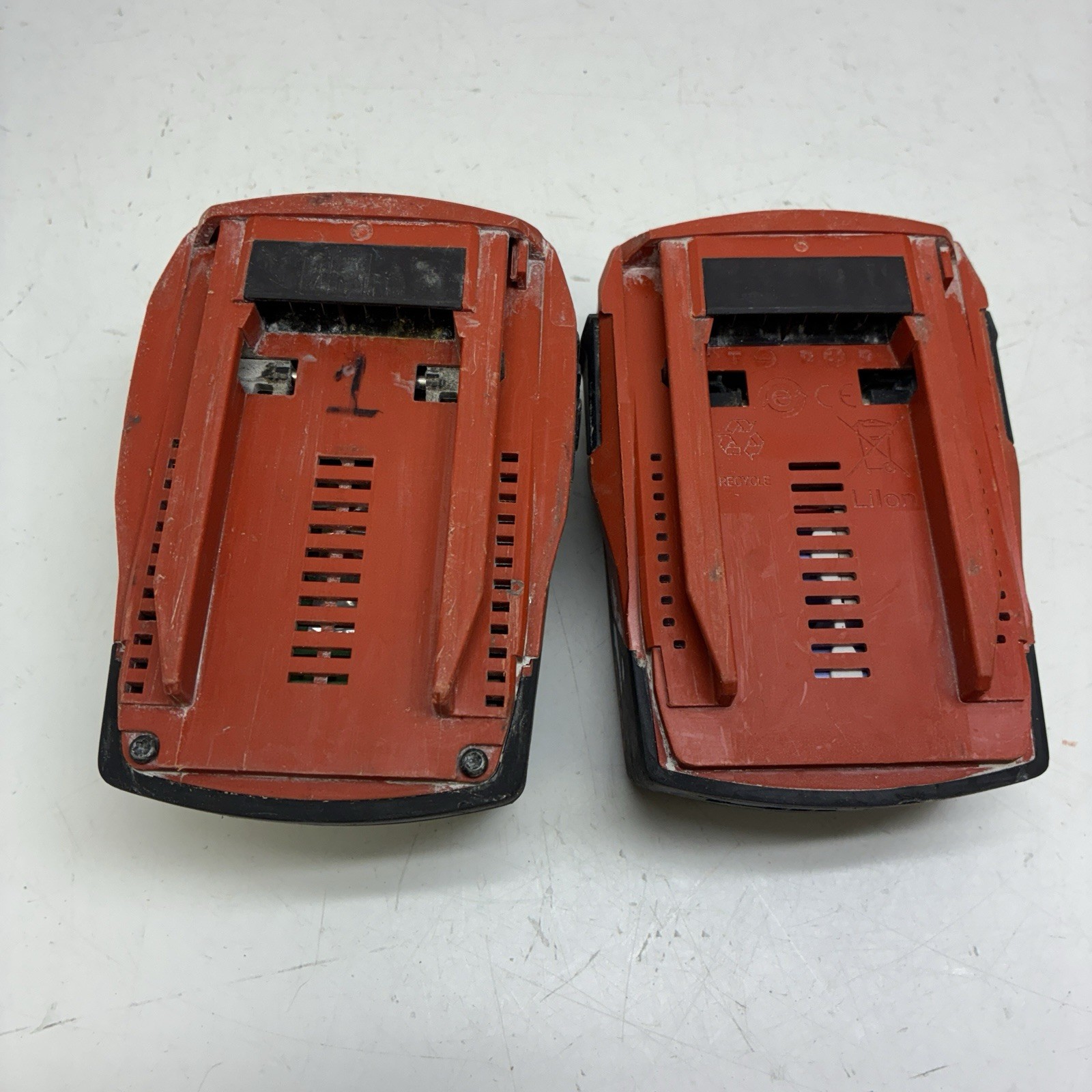 2 Hilti Batteries B 18/5.2 And B 22/4.0