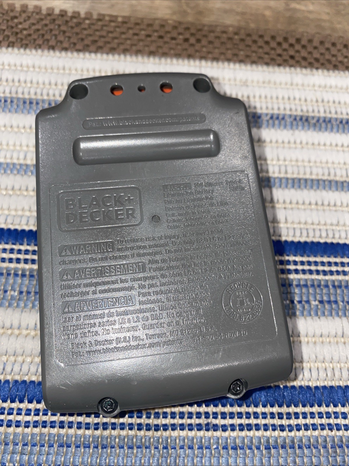 Genuine Black And Decker 20V Max Battery Pack Li-ion 2.5ah Model LBXR2520