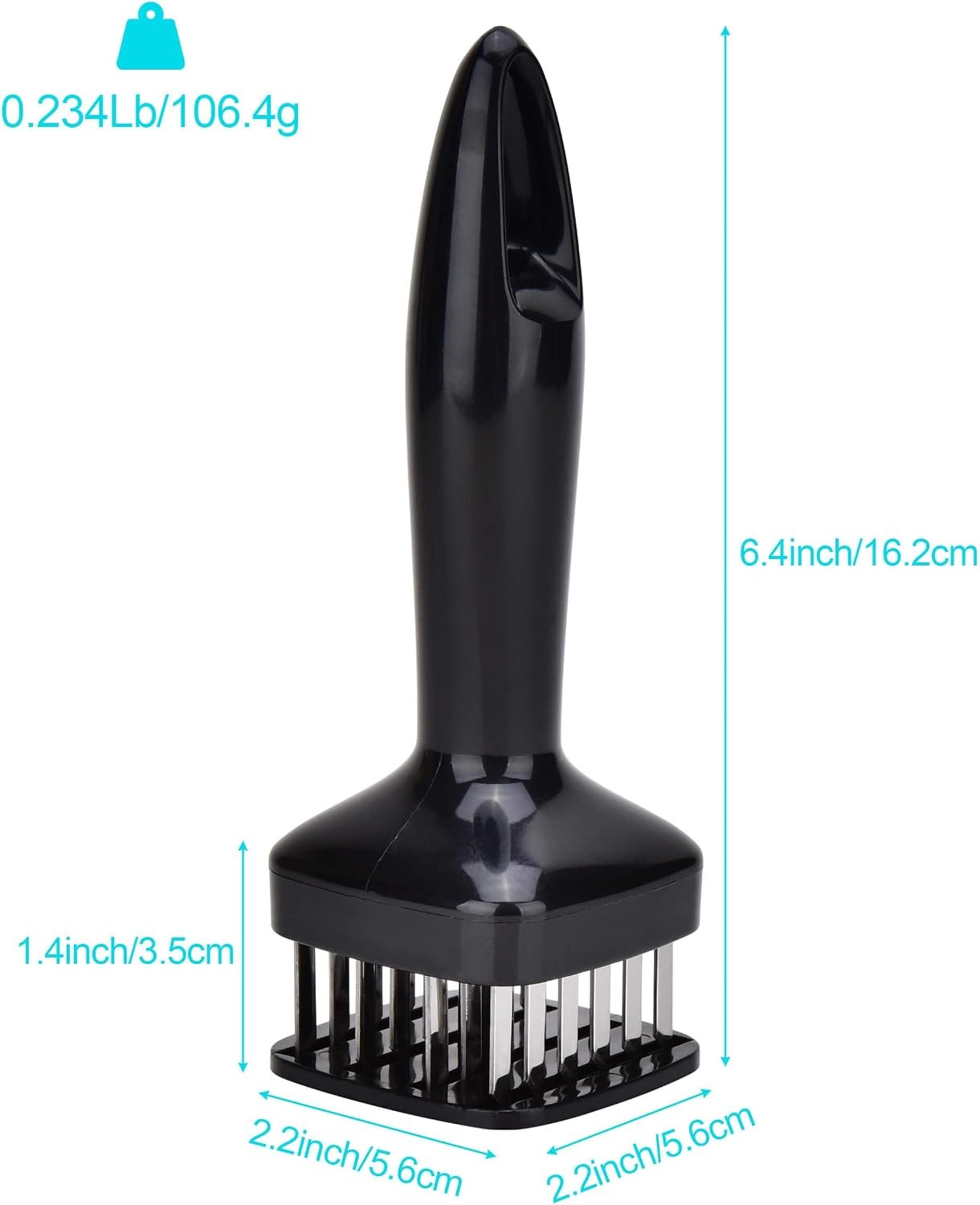 Meat Tenderizer Needle Meat Hammer Mallet Tool Pounder For Tenderizing and