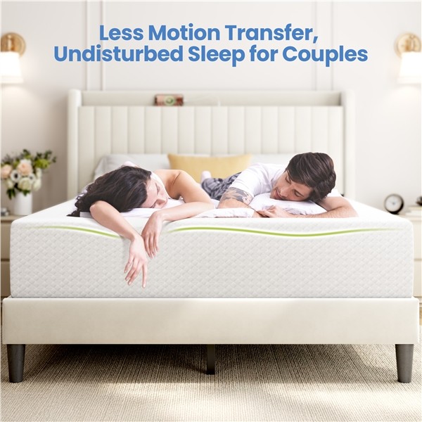 Gel Memory Foam Mattress Green Tea Mattress in a Box CertiPUR-US Certified