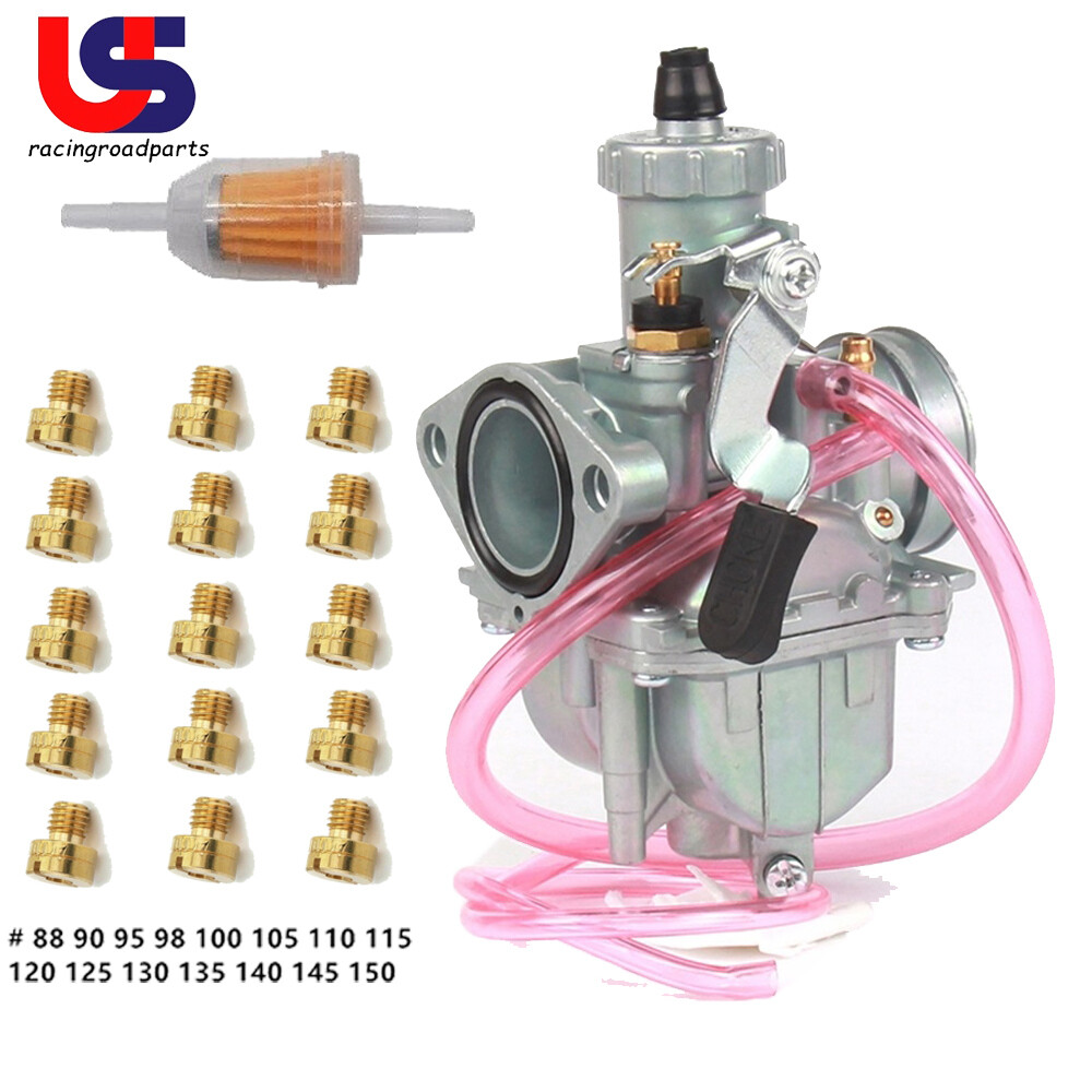 VM22 26mm Carburetor Air Filter Jet For Mikuni 110 125 140cc Pit Dirt Bike Pit