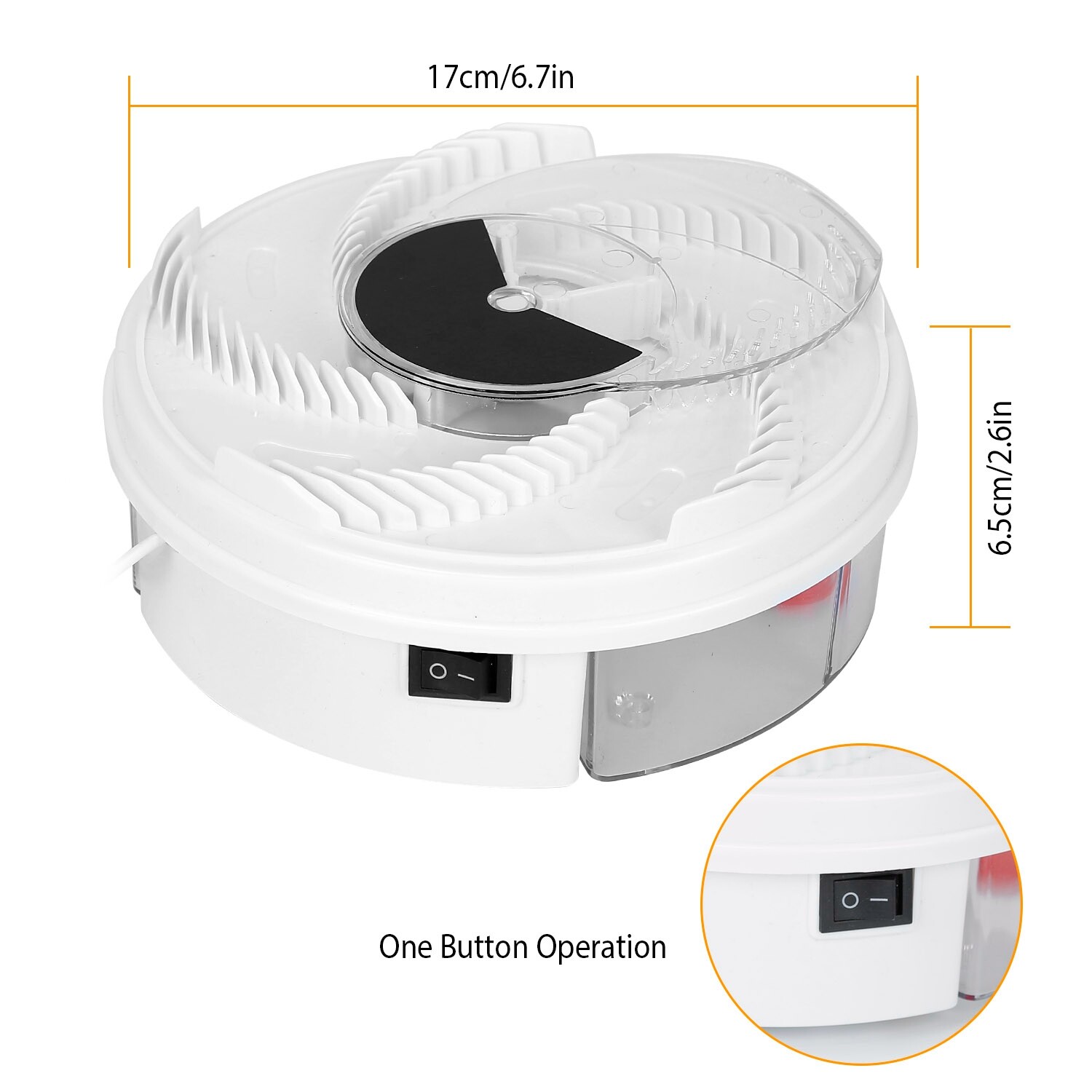 Electric Fly Trap Automatic Fly Catcher Rotating Fly Pest Repellent Kitchen Tool