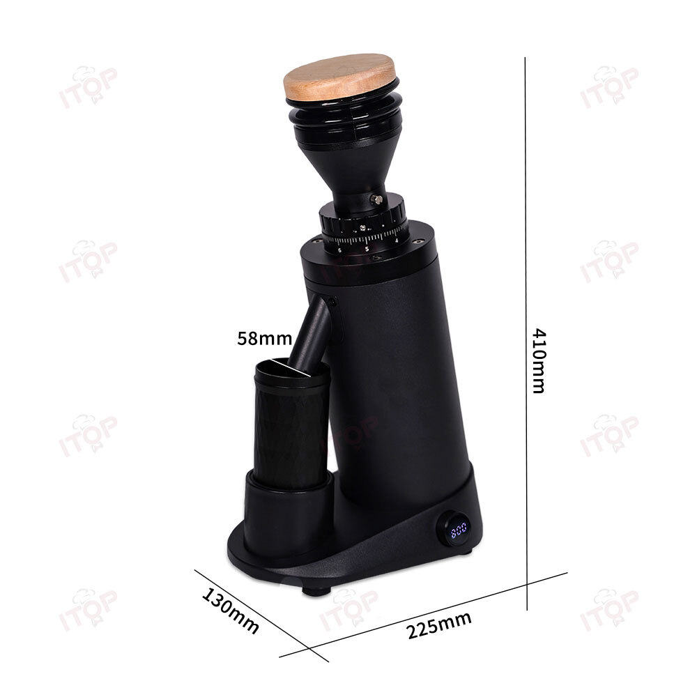 Electric Coffee Grinder ITOP40 plus Updated Conical or Flat Burr Stepless Speed