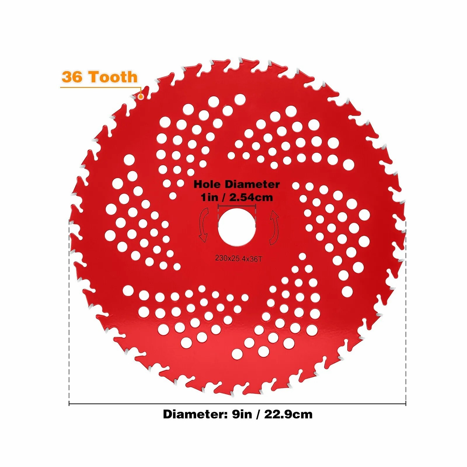Teeth Carbide Tipped Blade Kit for Brush Cutter Weed Eater Trimmer
