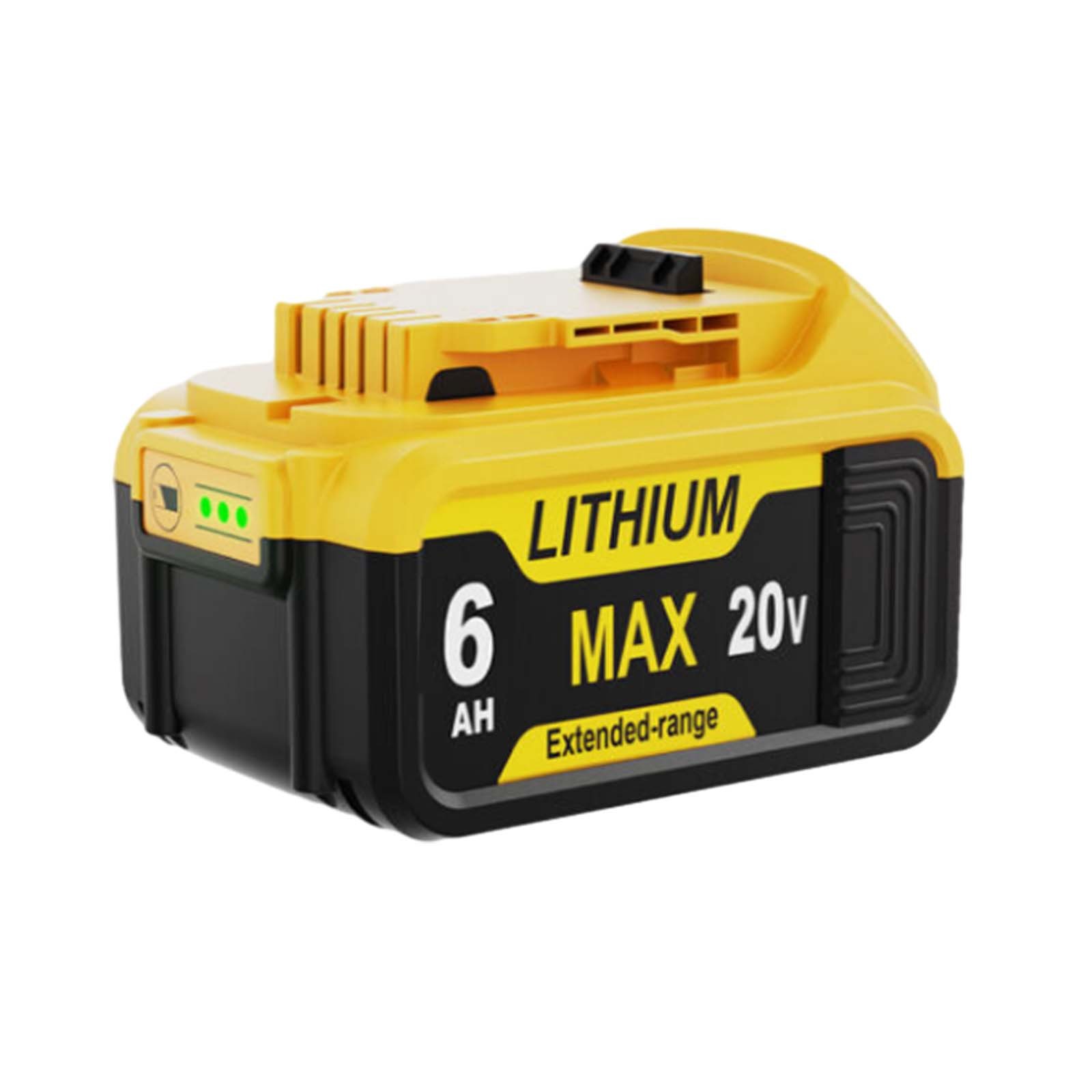 For DeWalt 20Volt Max XR Lithium-ion 4~1X 6.0AH Battery DCB206 Replace Battery