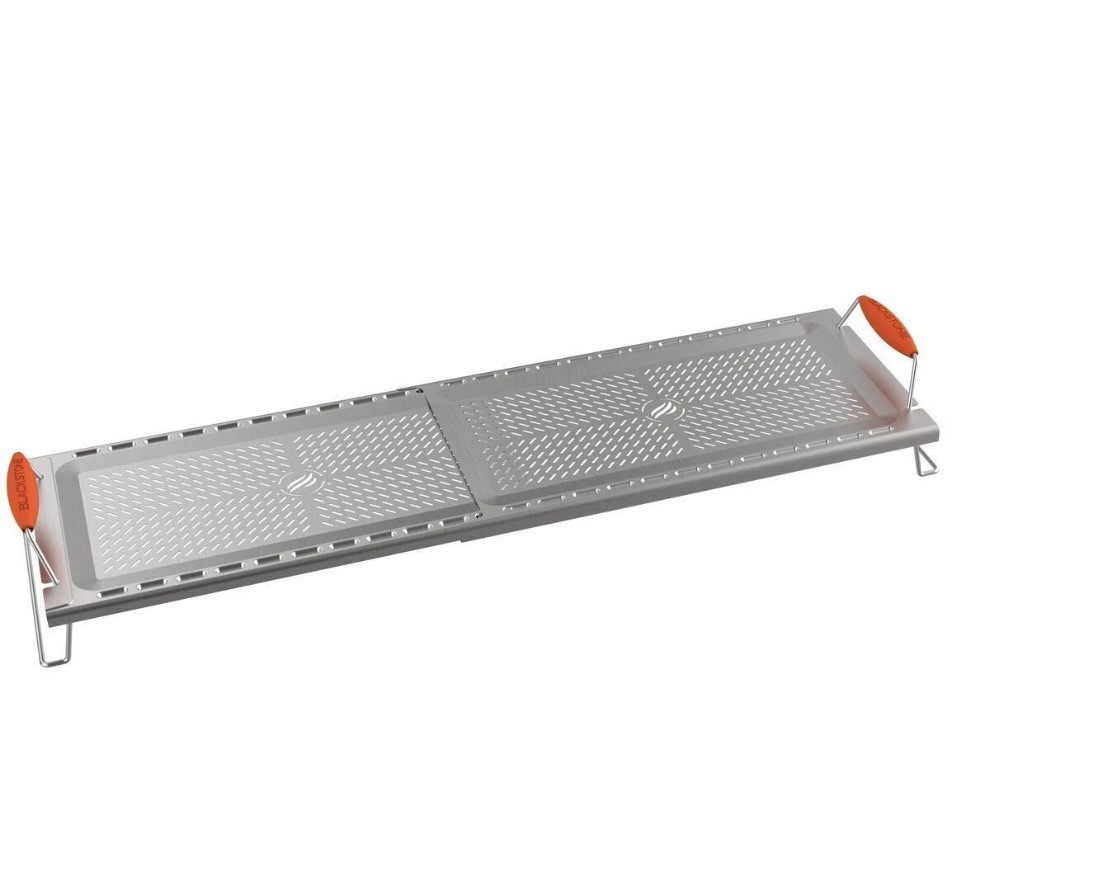 Blackstone Stainless Steel Adjustable Warming Rack 28-in x 8.5-in Rectangle