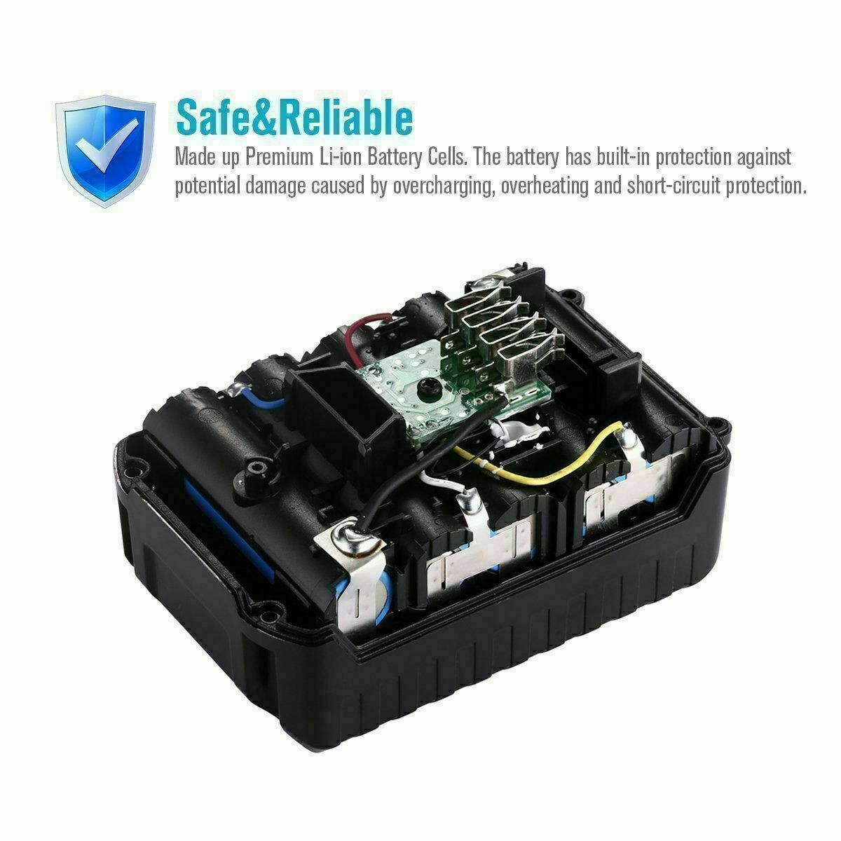 6Pack 8.0Ah Battery for Porter Cable 20V 20 Volt MAX Lithium-ion PCC685L PCC680L