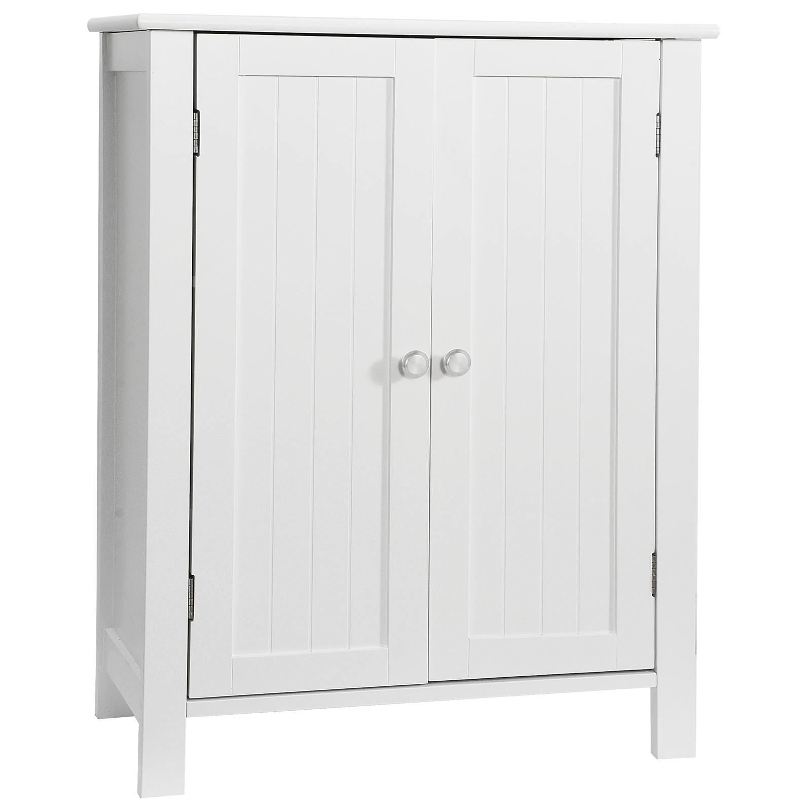 Bathroom Floor Storage Cabinet with 2 Adjustable Shelf Free Standing Kitchen