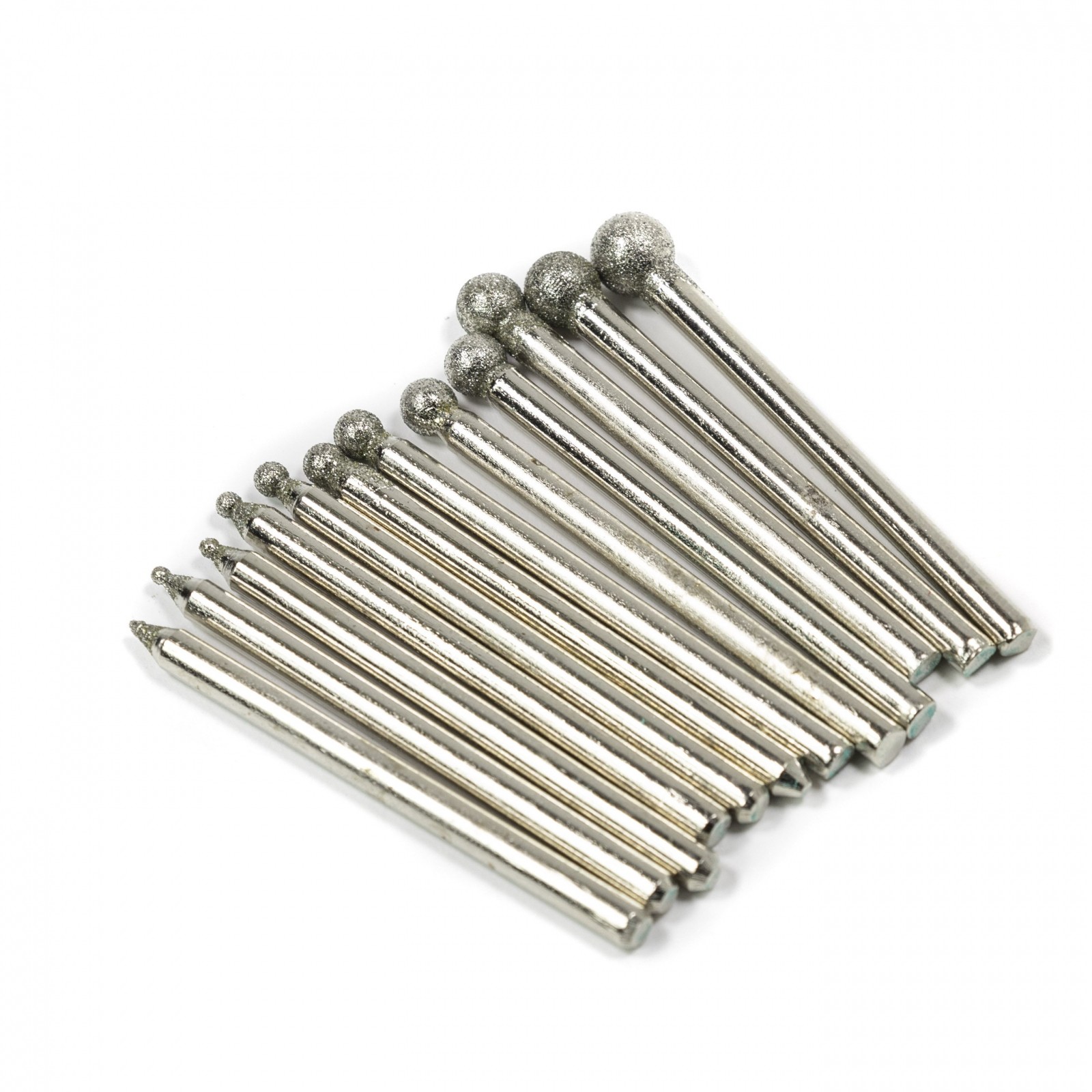 Universal Tool Assorted Diamond Burr Set 120-150 Grit .125 Inch Shank (Multiple