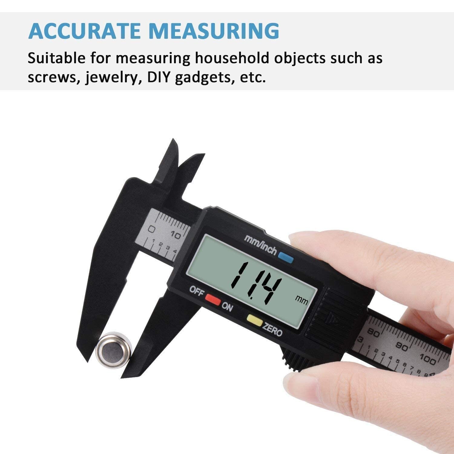 6″ 150mm Digital Caliper Micrometer LCD Gauge Vernier Electronic Measuring Tool