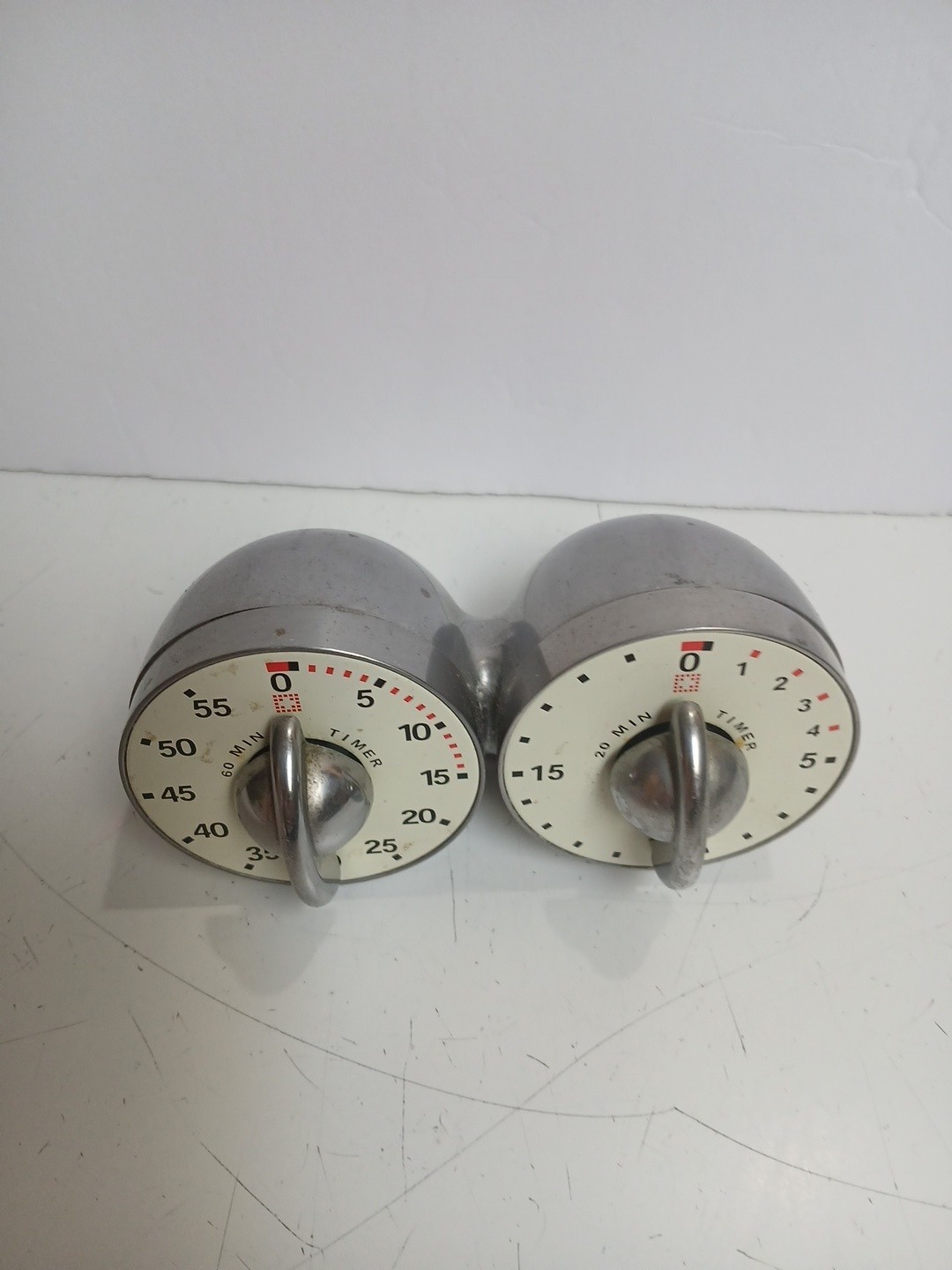 VTG Bengt Ek Designs Sweden Double Timer 60/20 Minutes MCM Aluminum Timer