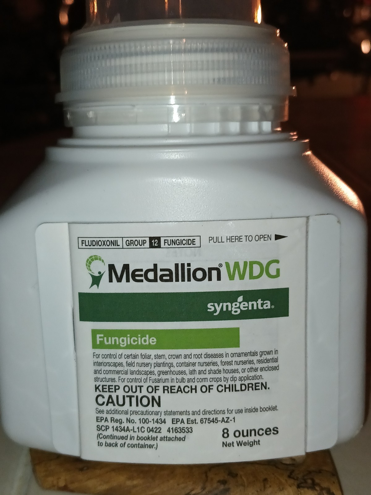 Medallion WDG Fungicide 8 oz bottle by Syngenta