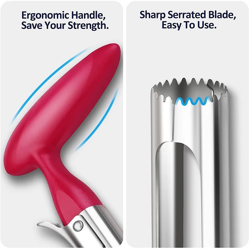 Hot! Stainless Steel Kitchen Twist Core Remover Fruit Apple Corer Pear Tools