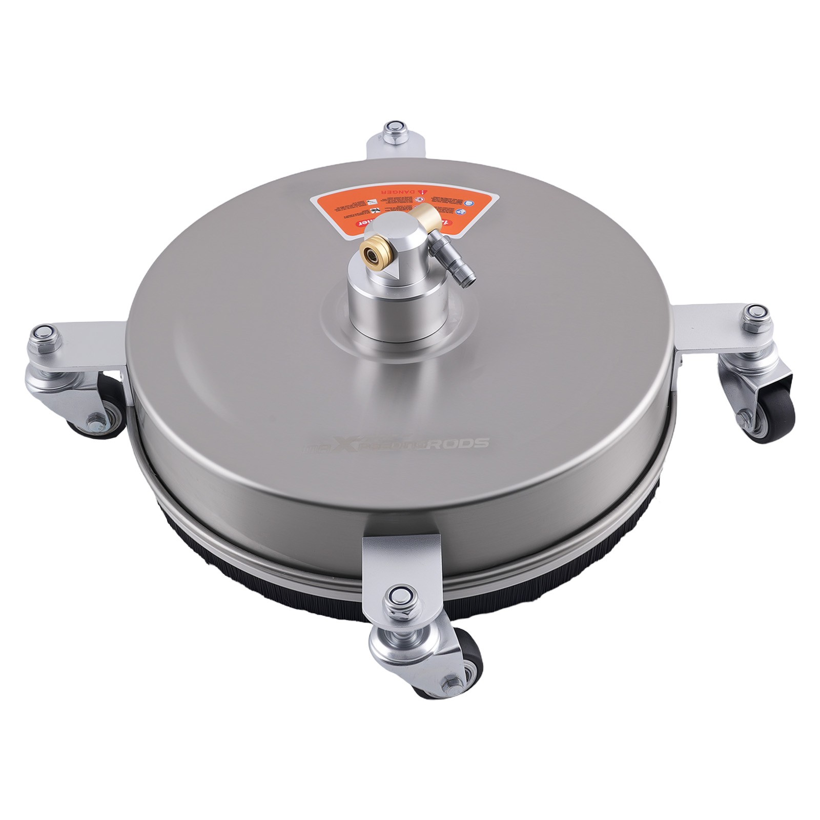 14in Stainless Steel Surface Cleaner for Pressure Washer 4200PSI 4 Wheels