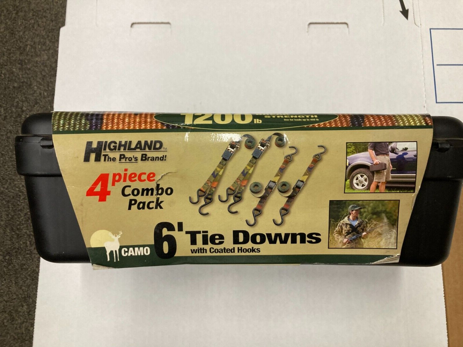 Highland 6′ Tie Down Combo Pack (90124)–Camo