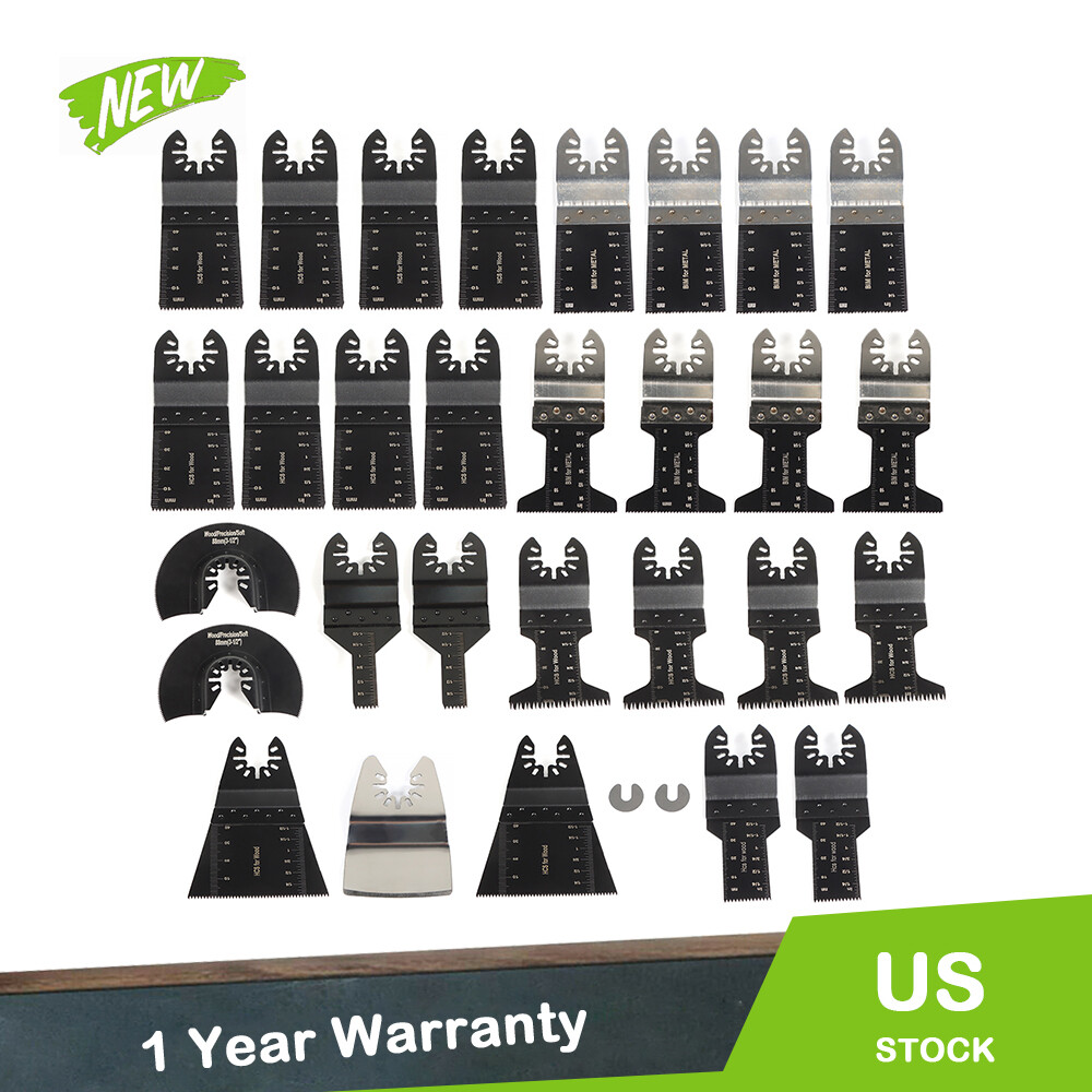 Universal 31Pcs Multitool Blades Wood Metal Drywall Oscillating Tool Saw Blades