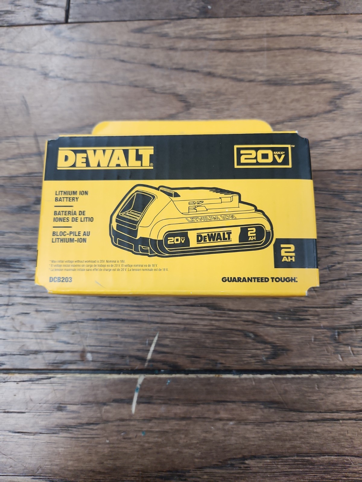 New Dewalt DCB203 20V Max Battery 2.0Ah Lithium Ion Li-Ion 20 Volt Date 2025