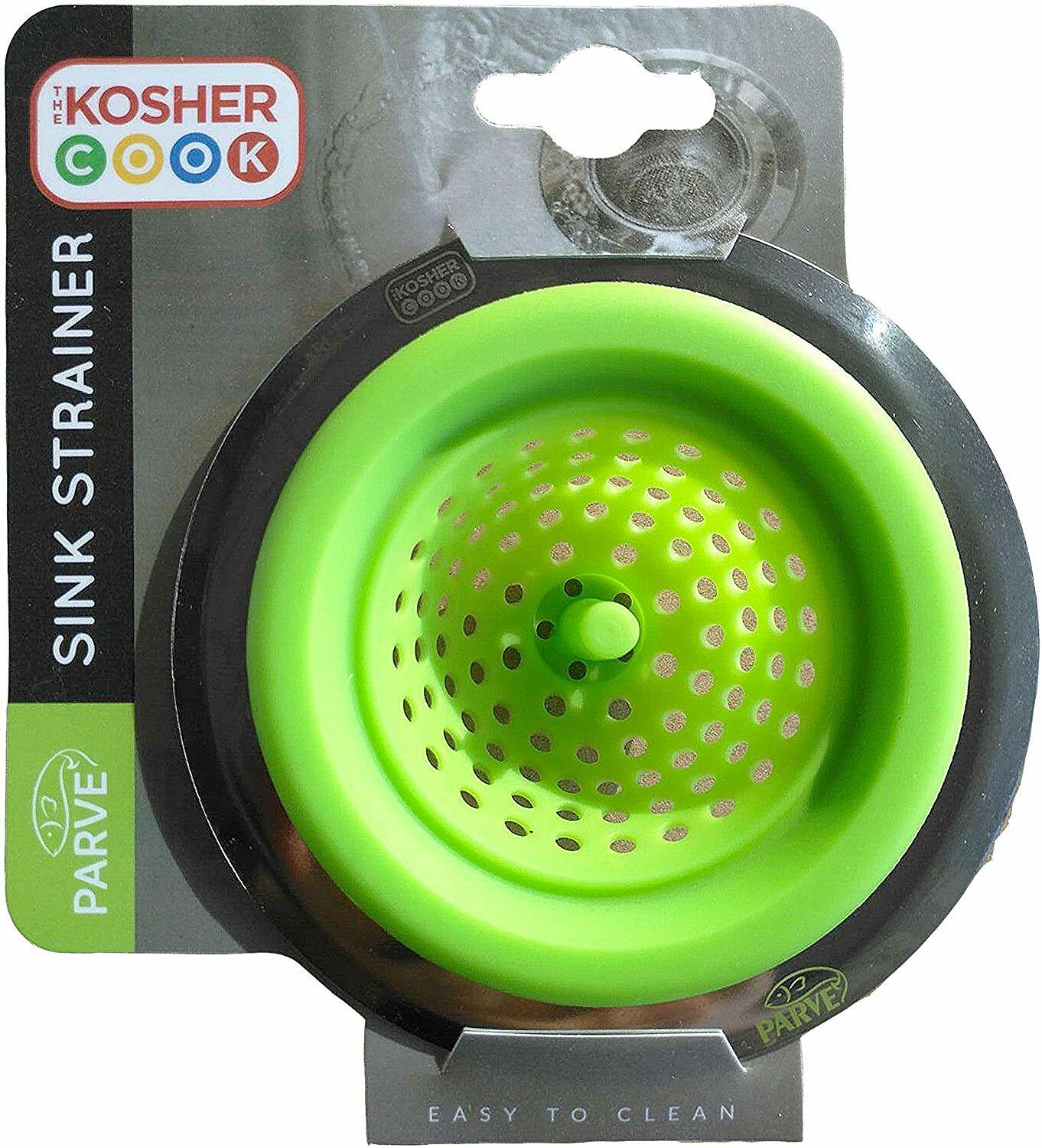 KOSHER COOK Green Silicon Kitchen Sink Strainer Debris Remover – Easy To Clean