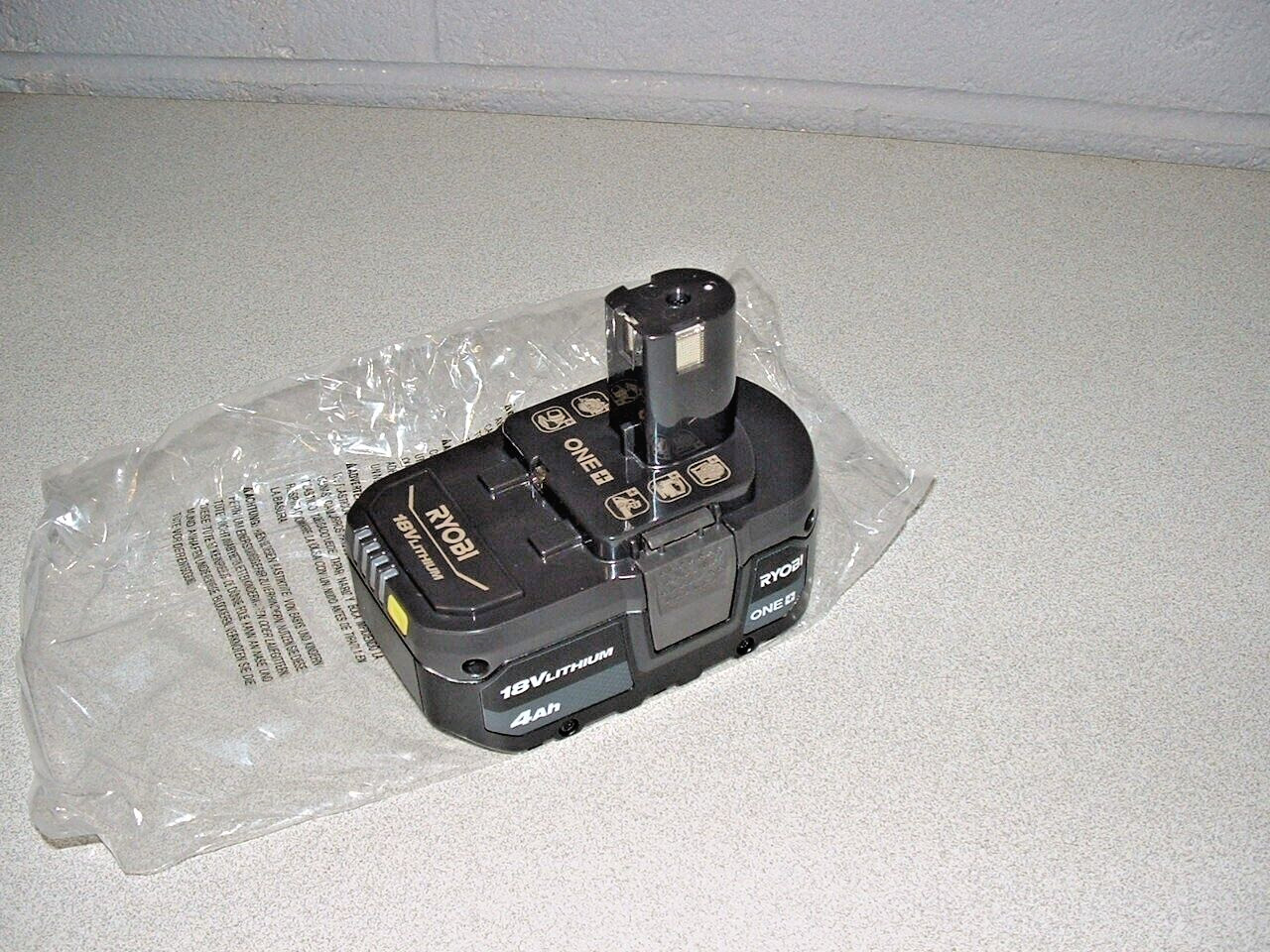 RYOBI Genuine Battery PBP005 4Ah Lithium-ion 18V ONE+ New OEM