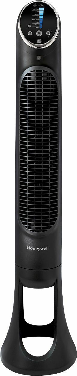 Honeywell – QuietSet Oscillating Whole Room Tower Fan Black, HYF290B – Black