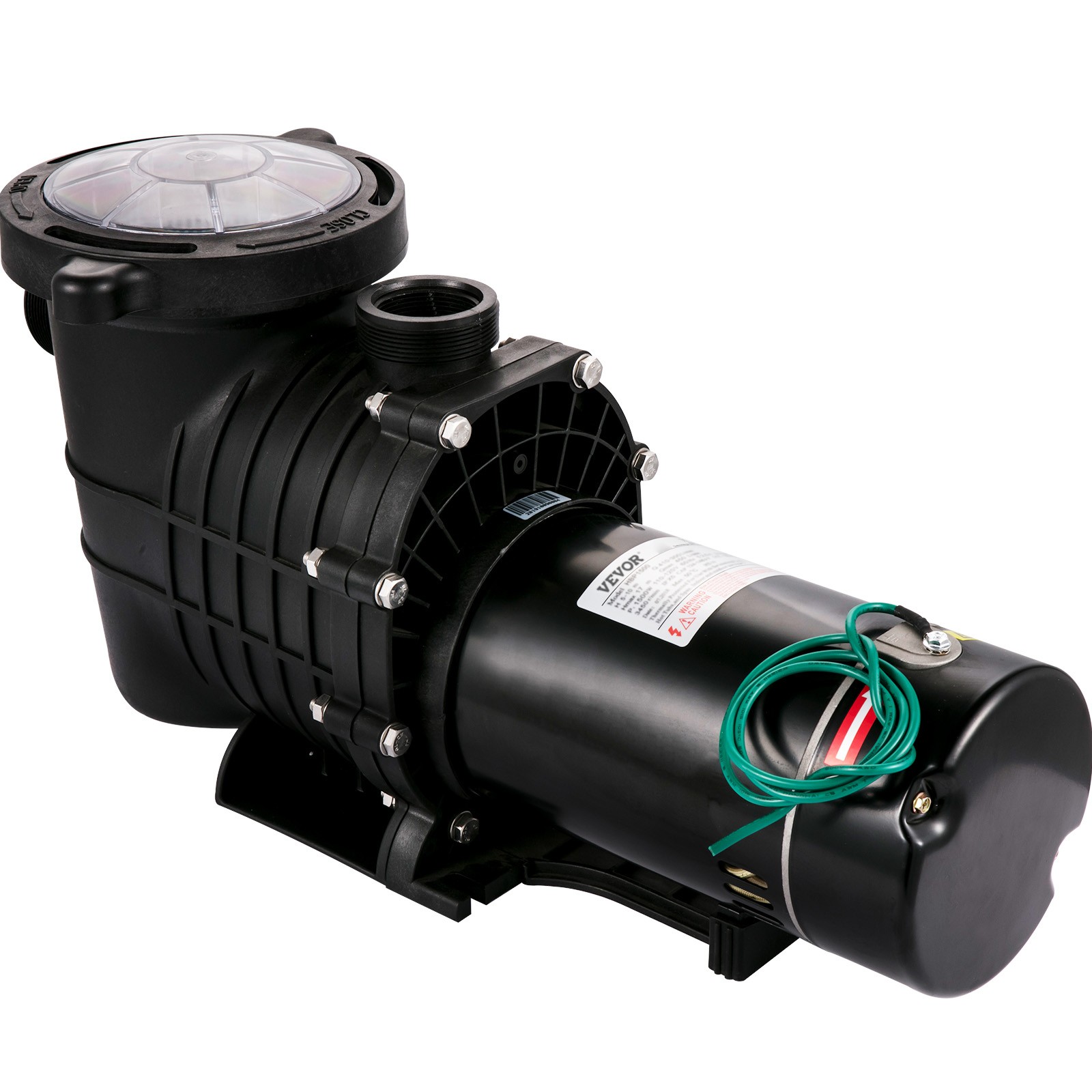 VEVOR Swimming Pool Pump 1HP Pool Pump 110/220V In/Above Ground Strainer 5544GPH