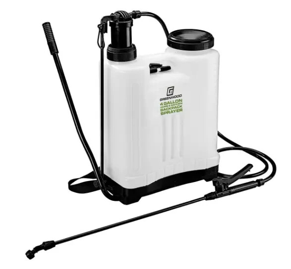Backpack Sprayer 4 Gallon Capacity Yard Garden Pesticide Fertilizer Tank Sprayer