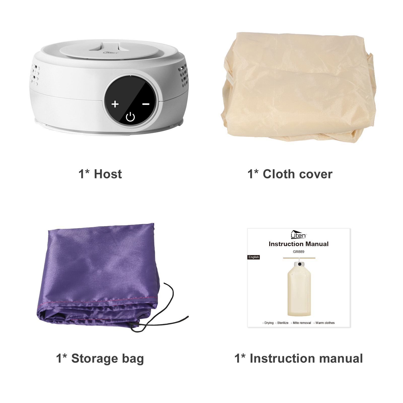 Foldable Portable Clothes Dryer Warm Air Dryer for Apartments RV Small Spaces