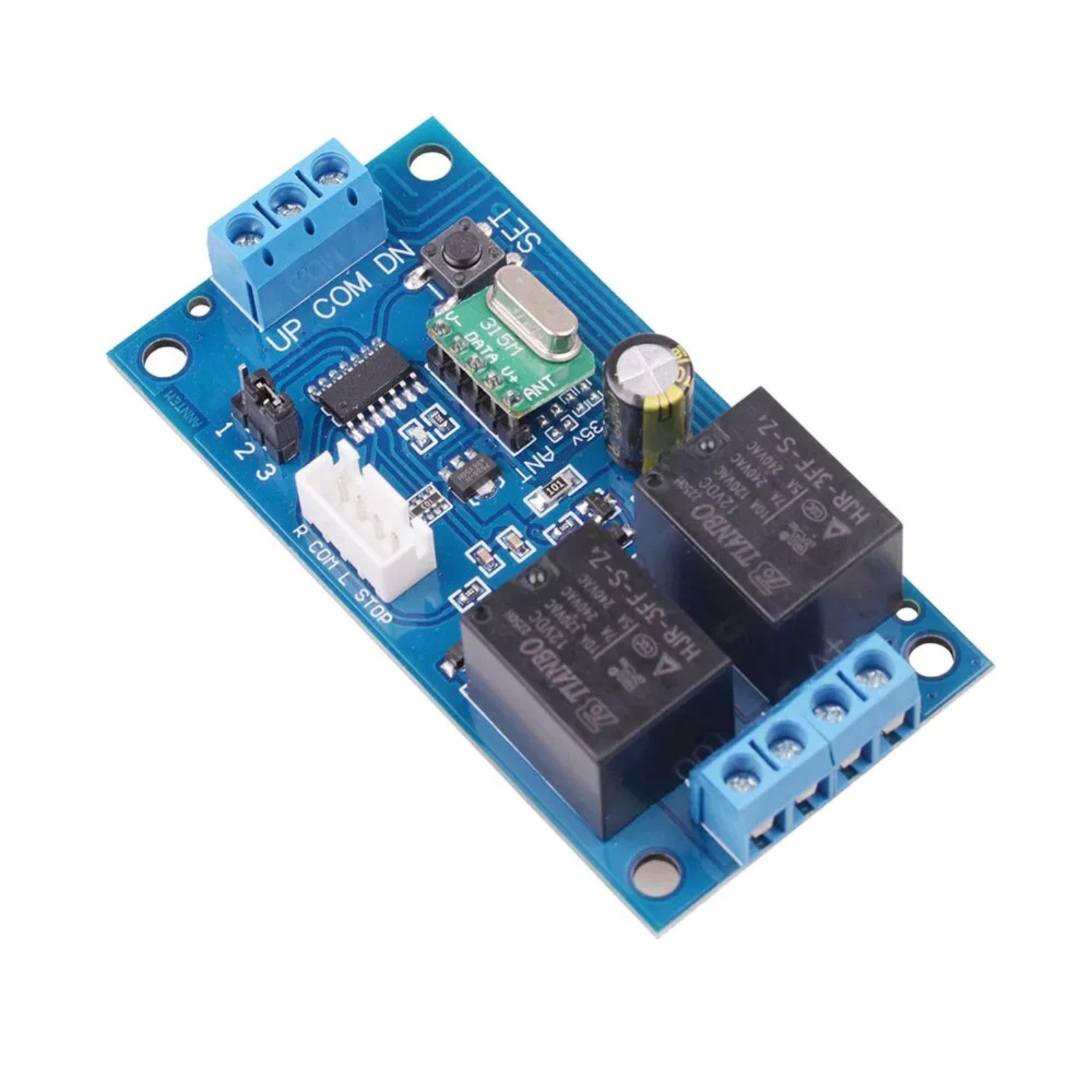 Motor Wireless Remote 12V Switch 2 Channel RF433MHz Universal Remote Control qq