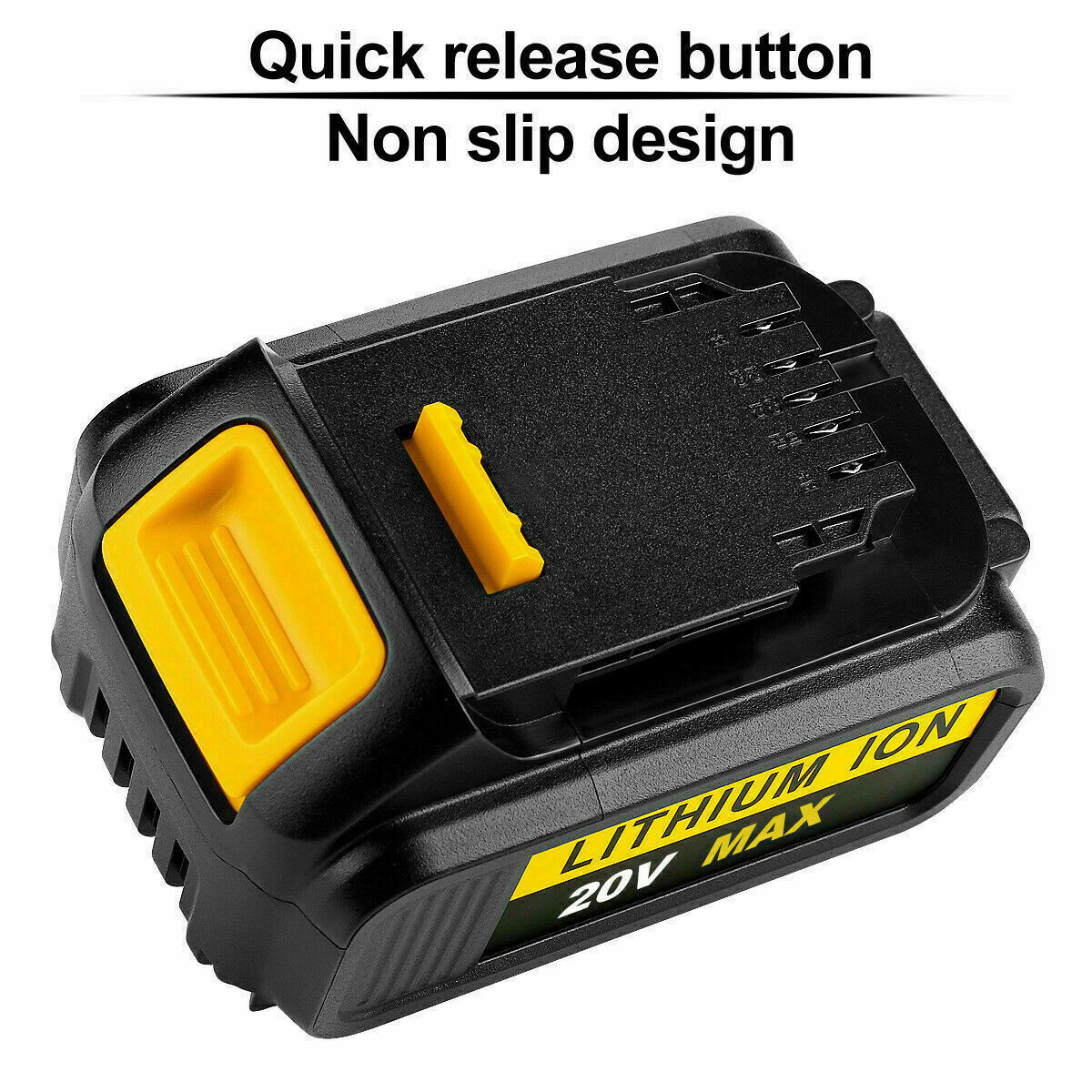 20V For DeWalt 20 Volt Max 5.0 Ah Lithium Ion Battery DCB206-2 DCB205-2 tools