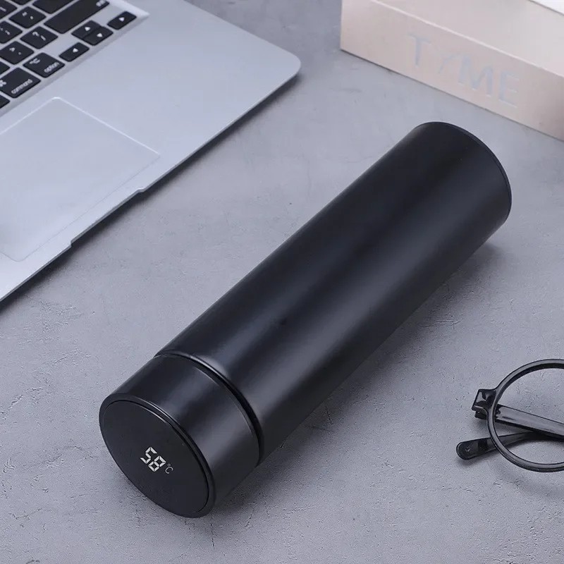 Smart Insulated Mug Stainless Steel Vacuum Cup Thermos Bottle LED Display 500ml