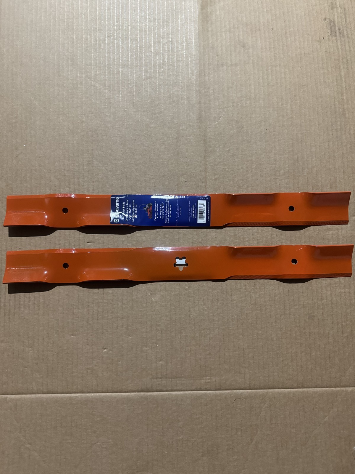 GENUINE HUSQVARNA Mulching Mower Blades RZ4623 46″ 403107 33266 532405380