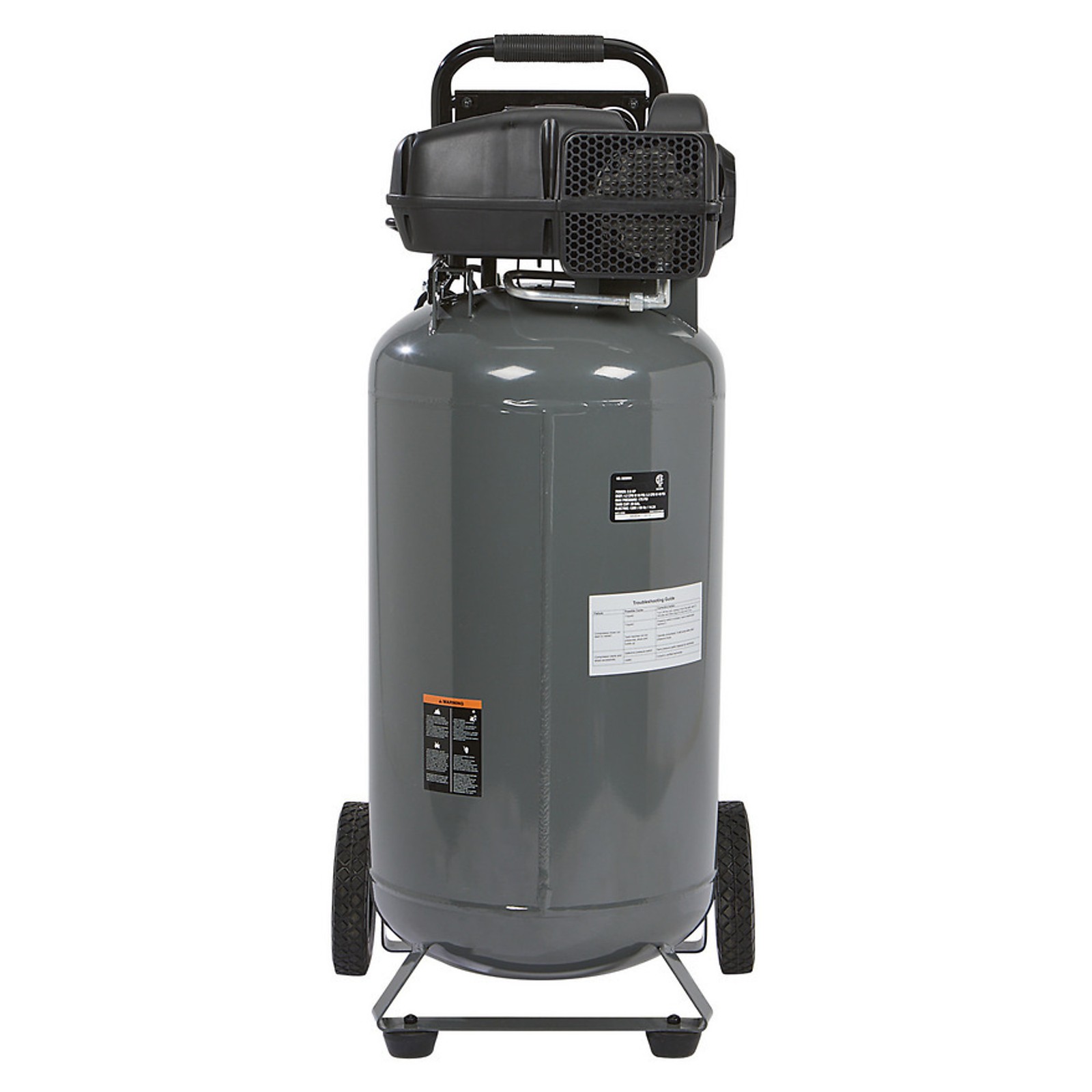 Klutch 20-Gallon Air Compressor, 2 HP, 120 Volts, 175 PSI, Model# 203001004001
