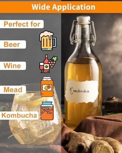 Kosoeur Triple Scale Hydrometer Alcohol Hydrometer for Wine Mead Kombucha & Beer