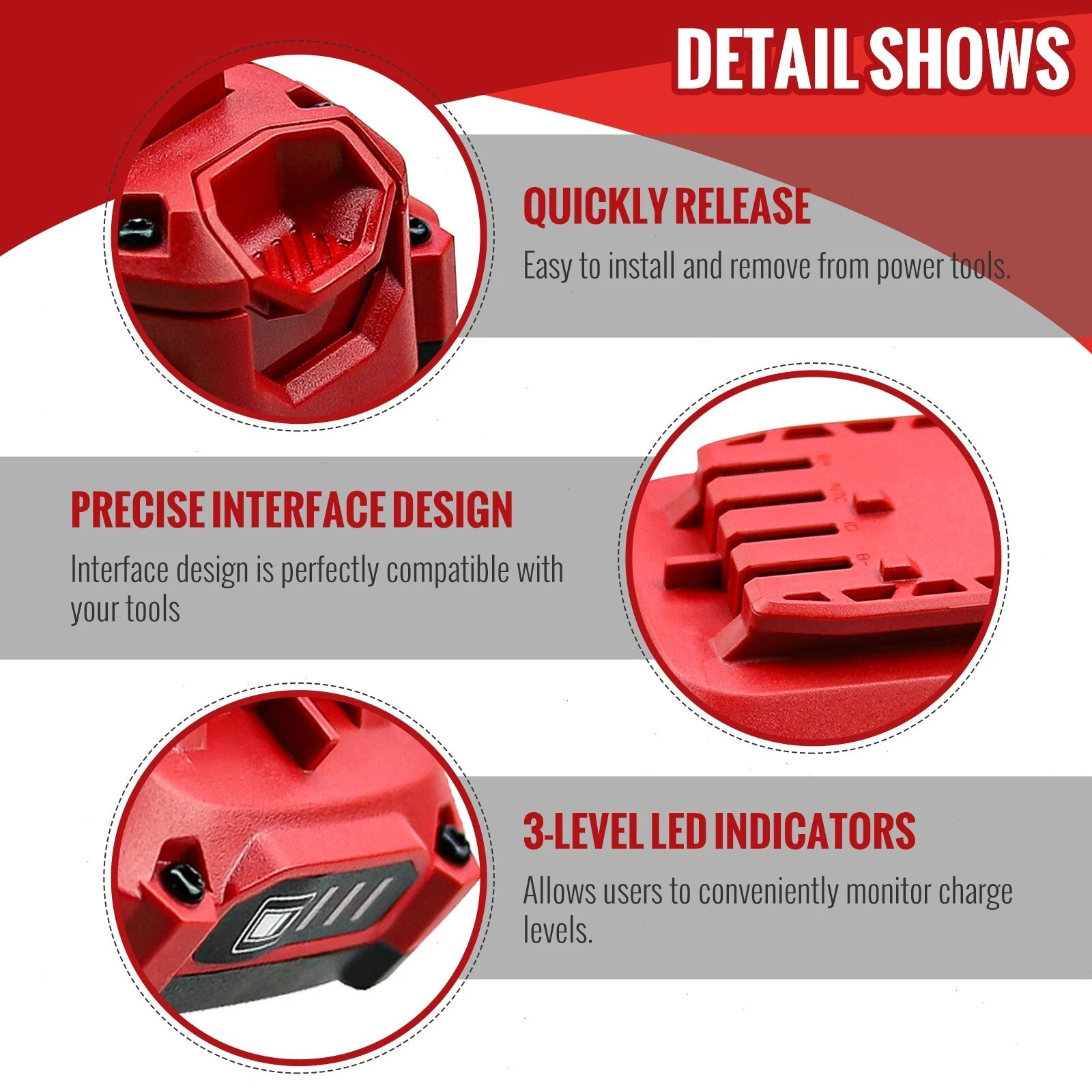 2 Pack 20V 4.0Ah CMCB202-2 for Craftsman V20 Lithium Ion Power Tool Battery