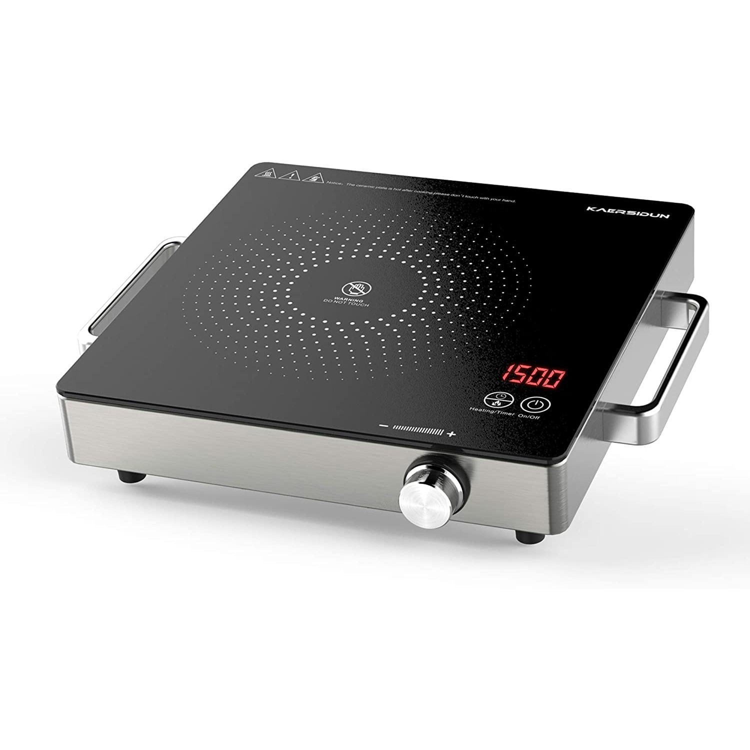 1500W Hot Plate Electric Stove Cooktop Single Burner for Cooking 120V Burner