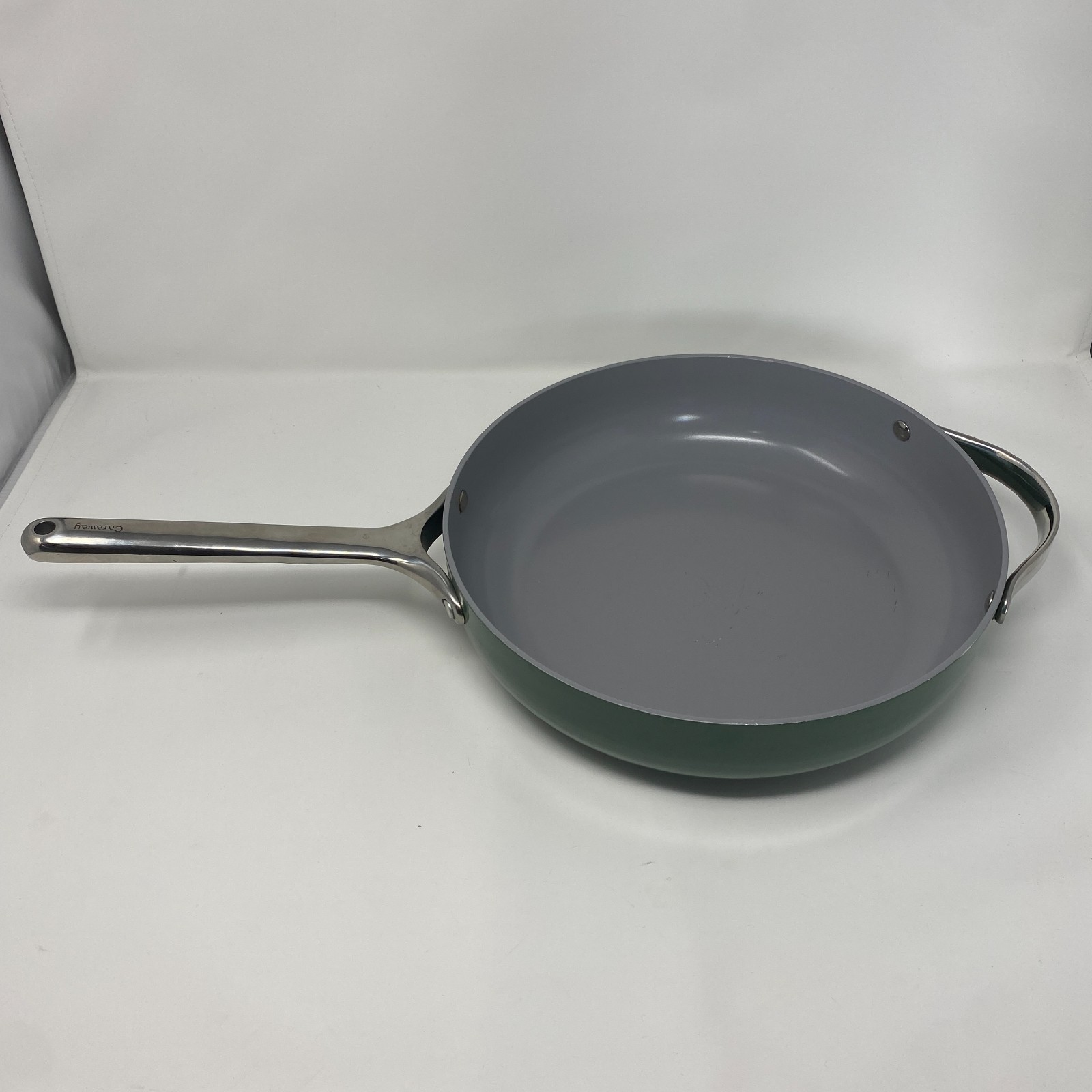 Caraway Non Stick Ceramic 15 pcs cookware set **Used- Read description** Sage